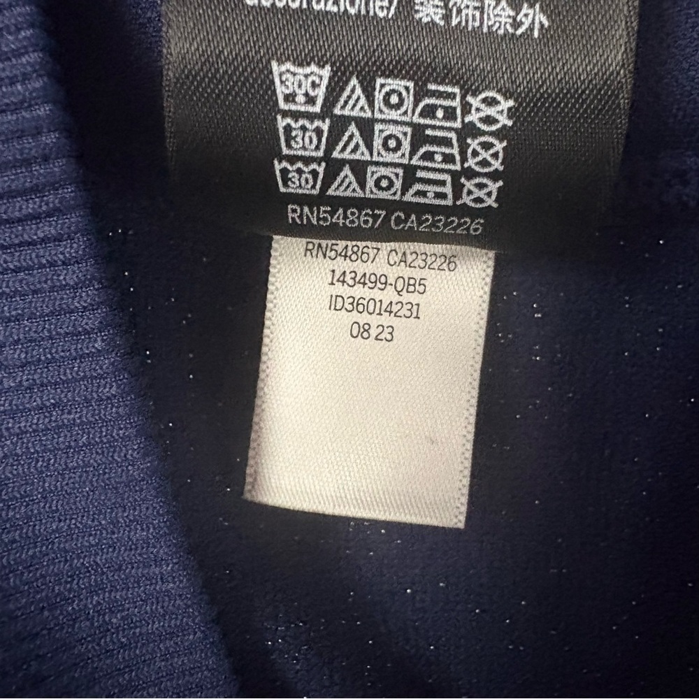 Victoria's Secret PINK Active Blue & Shiny Silver Leggings Size Small Like New - Picture 6 of 8